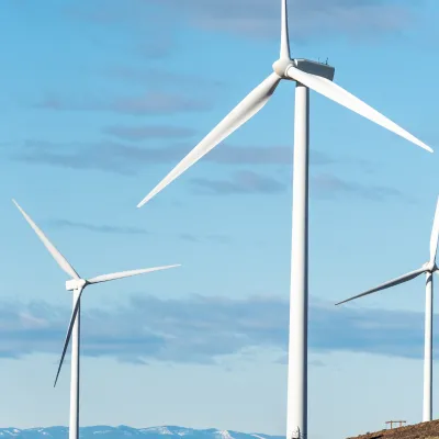 wind turbines