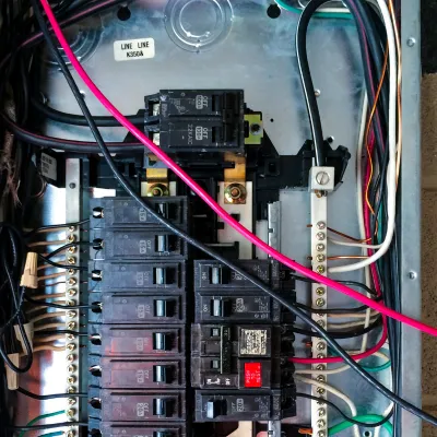 electric panel & wiring