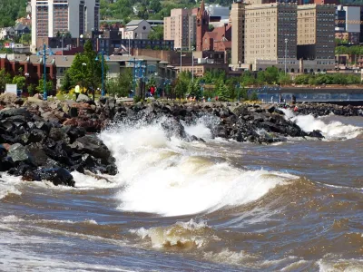 the shores of Duluth, Minnesota