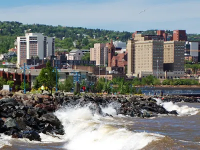 the shores of Duluth, Minnesota