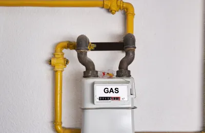 a natural gas meter 