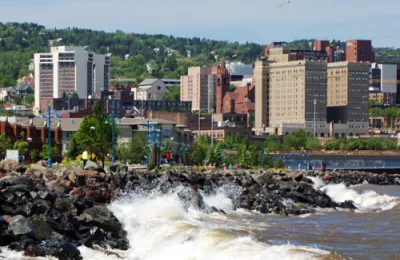 the shores of Duluth, Minnesota