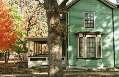 Minnesota home in the fall