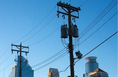 Transmission line in Minneapolis