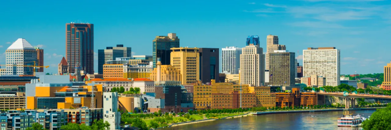 St. Paul city skyline