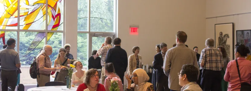 folks attending a fundraiser