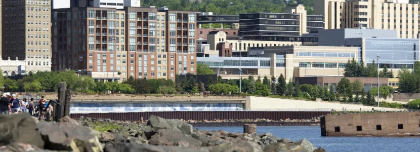 Duluth shoreline