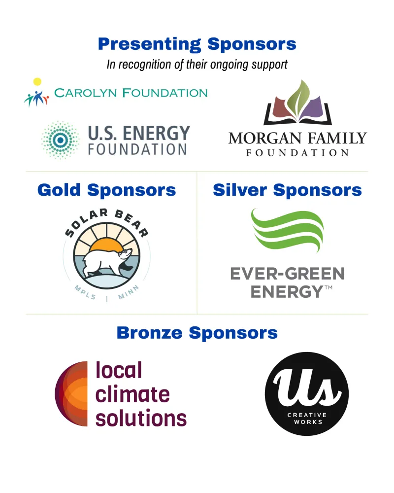 logos of CUB's 2025 Celebration sponsors