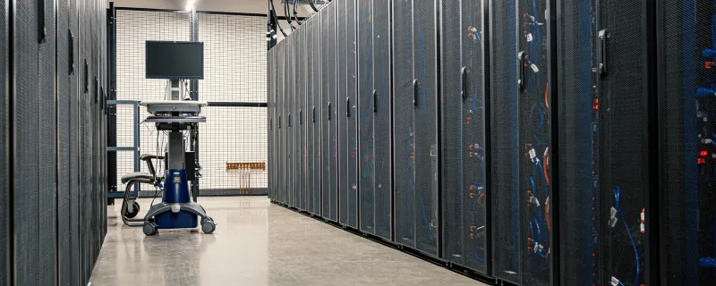 Server Racks on Data Center