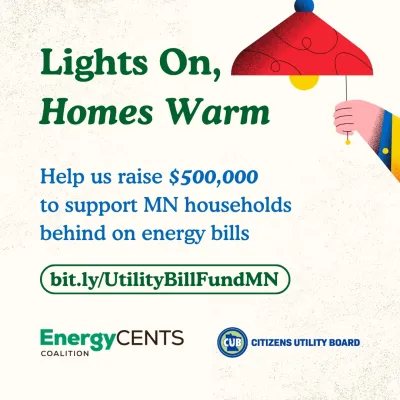 Lights On Homes Warm utility bill fund logo