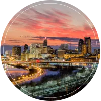 downtown saint paul skyline