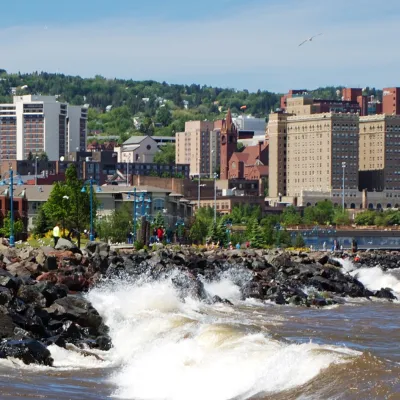 the shores of Duluth, Minnesota