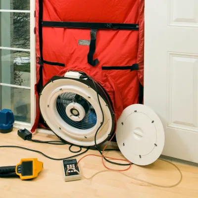 blower-door test