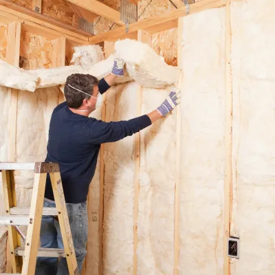 installing insulation