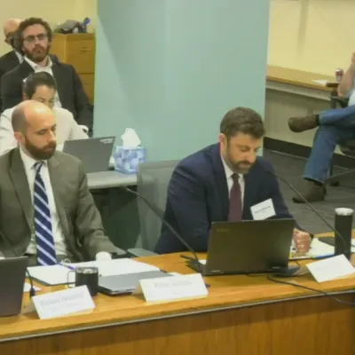 Brian Edstrom speaking before the PUC