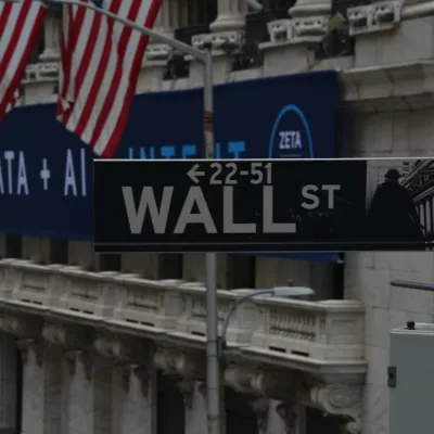 wall street street sign
